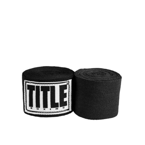 Svarta handlindor från Title Boxing. 4,5m långa, 5cm breda