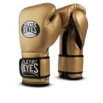 Cleto Reyes boxningshandskar i guldigt läder