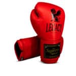 Boxningshandskar av bästa kvalitet, Legacy Supreme Italian Röd