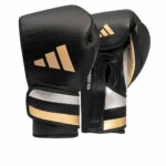 Adidas Adispeed 501 svart guld boxningshandskar