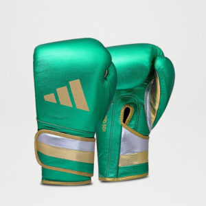 Adidas Adispeed 501 grön guld boxningshandskar